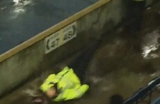 GIF: Puddle causes policeman to take hilarious tumble at Millwall's game