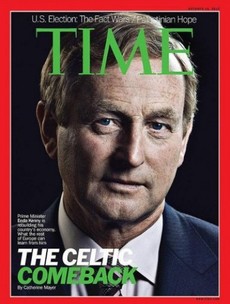 Taoiseach snaps up extra prints of TIME magazine, wouldn’t you if you were on the cover?