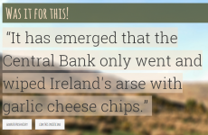 Begrudgery website generates reasons for Irish people to be angry