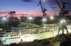 Watch: A cruise ship being cut in half and extended by 30m (No, really!)