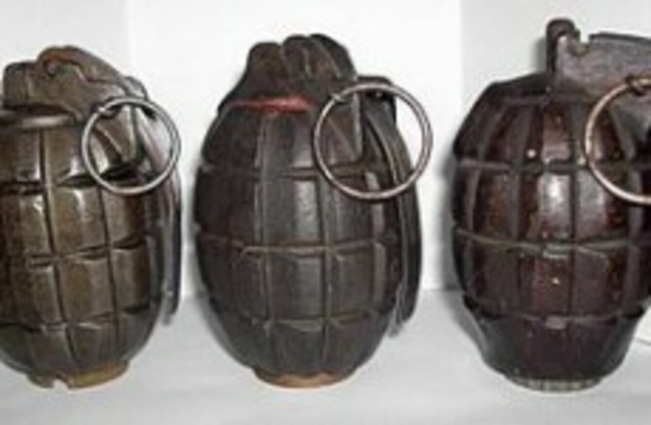"Very dangerous" early20th century grenade found in Co Cork