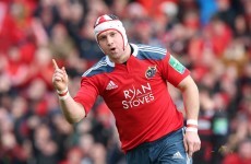 Johne Murphy determined to keep Munster on top after missing Ireland's call
