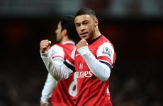 Oxlade-Chamberlain double sends Gunners back to the top