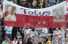 Faithful gather for John Paul II beatification