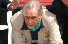 Irish actor Peter O'Toole leaves his mark on Hollywood, literally