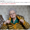 Welsh local newspaper reports breaking news of woman wearing same cardigan for 54 years