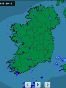 A sight for sore eyes...Ireland is (almost) rain free