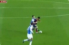 GIF: Real Sociedad player figures out how to stop Lionel Messi