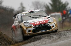 Snow? Sno' problem for Tyrone’s Kris Meeke at the Rally of Sweden