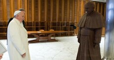 "Nice to eat you": Pope meets his chocolate double