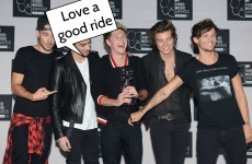 One Direction are getting free rides for a year... It's The Dredge