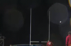 Watch: Welsh U20 lands insane wind-assisted penalty