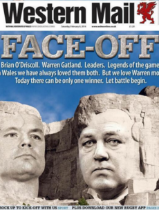 Check out this superb BOD v Gatland front page story from Wales