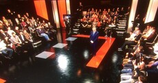 Here's a sneak peek at the set for Vincent Browne's new show...