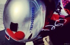 Russian snowboarder puts phone number on helmet, gets avalanche of nude photos