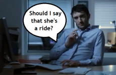 This ad captures every Irish man's struggle with the language of love