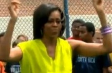 Michelle Obama does Dougie (the dance)