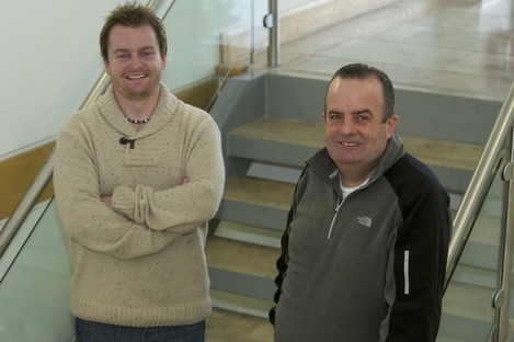 The co-founders of Trustev, Chris Kennedy and Pat Phelan
