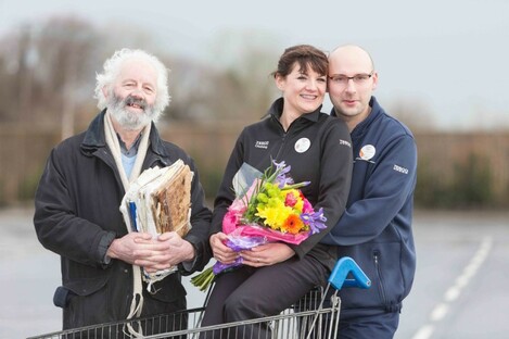 Leokadia and Michal Rospek from Tesco Kilrush, who celebrate their 11 year anniversary on Valentine's Day.