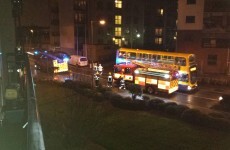 Apartments evacuated due to storm damage