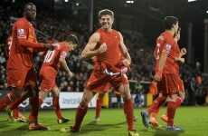 Rodgers hails 'peerless' Gerrard as Liverpool stake title ambitions