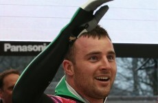 WATCH: Ireland's Sean Greenwood recovers heroically from a 74mph crash