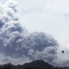 In pictures: The massive volcanic eruption that killed three in Indonesia