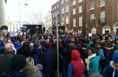 Thousands attend protest calling for increased support of Irish language