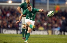 Ronan O'Gara was the 35th-best place kicker in world rugby, says study