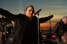 U2 sang on a roof 70 storeys above New York for Jimmy Fallon's first Tonight Show