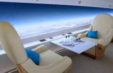 Private supersonic jet replaces windows with live-streaming screens