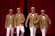 Jimmy Fallon sang Ignition (Remix) as a barbershop quartet and it was wonderful