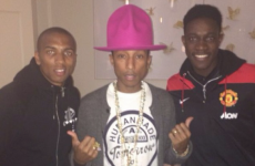 Look who Ashley Young and Danny Welbeck bumped into last night