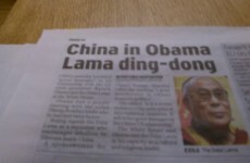 This Daily Record headline about Obama is unstoppably good