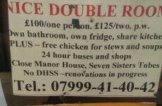 Bizarre room rental ad includes 'free chicken for stews and soups'