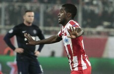 VIDEO: On-loan Arsenal forward Joel Campbell piles misery on Man United