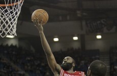 Mutual respect for basketball (and beards) earned James Harden a fist-bump from a rival fan last night