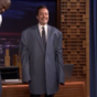 Jimmy Fallon looks like a child in Shaq's coat
