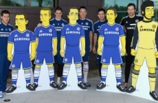 Eat my shorts! Chelsea stars get The Simpsons treatment