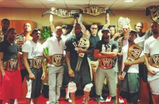 LeBron James got WWE title belts for his Miami Heat teammates