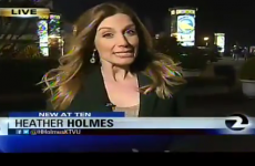 Watch in horror as reporter swallows her own snot live on air
