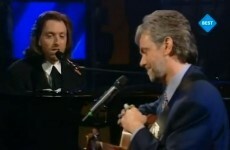 Johnny Logan and the Rock 'n' Roll Kids lads performing on the Late Late tonight