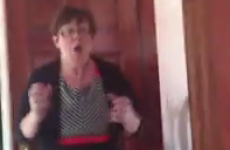 Irish mam loses the head at son's surprise arrival home