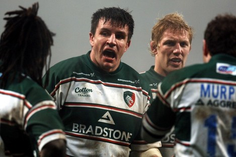 Corry was captain at the Leicester Tigers during a strong era in the club's history.
