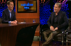 Johnny Logan was sporting some amazing leather trousers on Eurosong