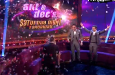 Man elaborately proposes to his girlfriend live on Saturday Night Takeaway