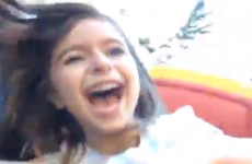 This little girl's first roller coaster ride is hilariously emotional
