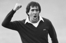 In the swing: Thank you, Seve