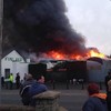 Large blaze at coffin makers in Louth