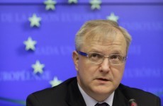 Olli Rehn says Ireland should get cut in bailout rate